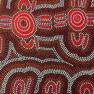 AB016 Woman Dancing Orange