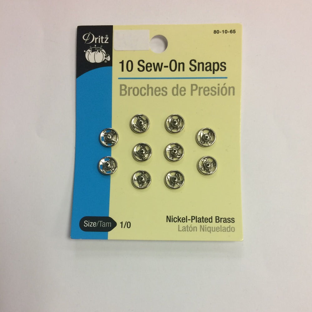 Sew-On Snaps size 1/0