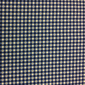 GI024 QT Mini Gingham Navy