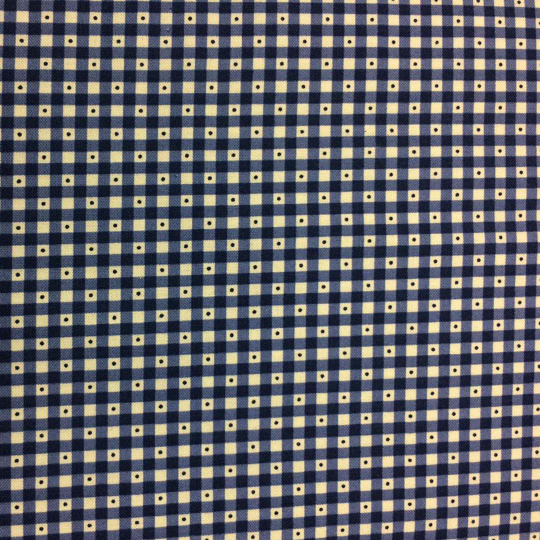 GI024 QT Mini Gingham Navy