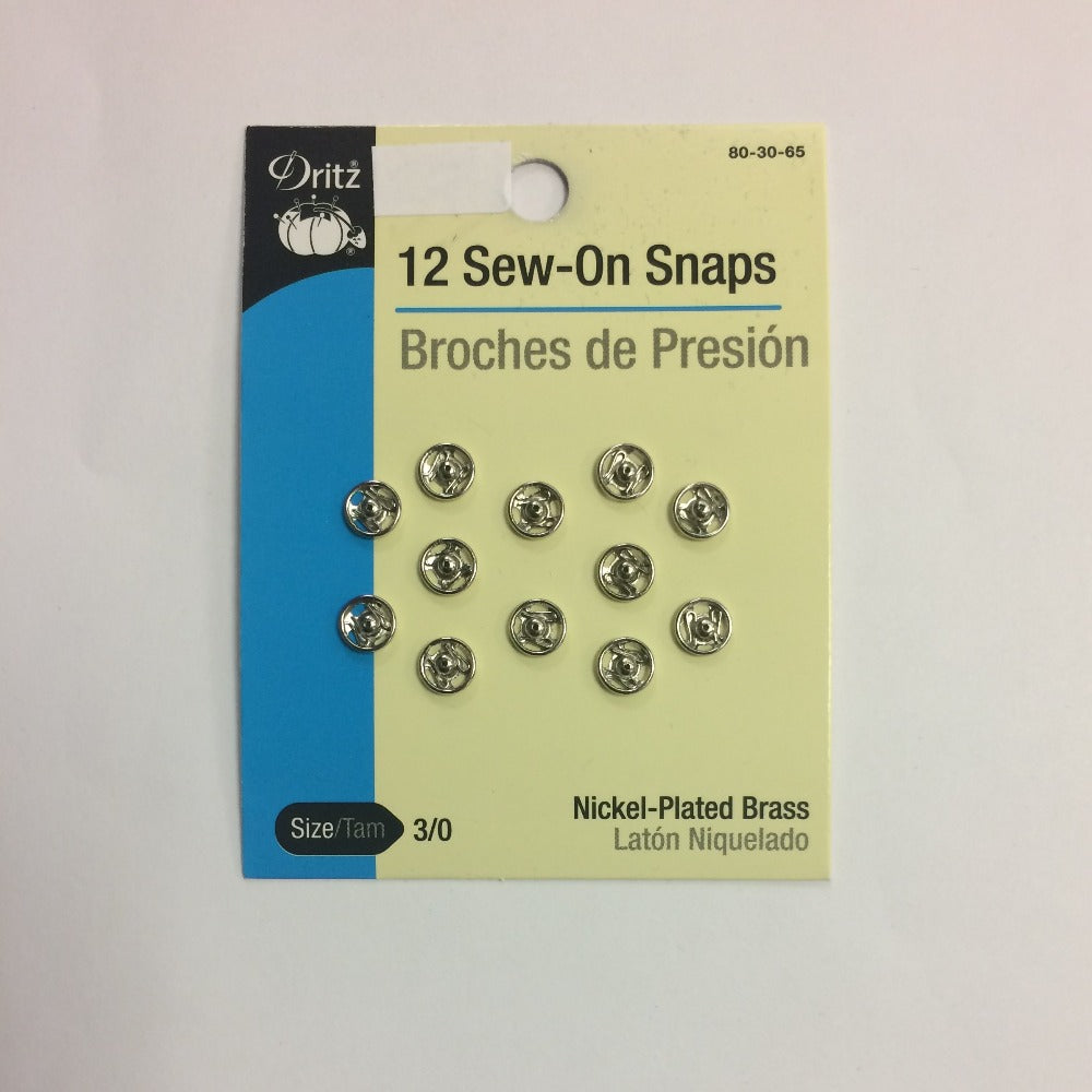 Sew-On Snaps size 3/0