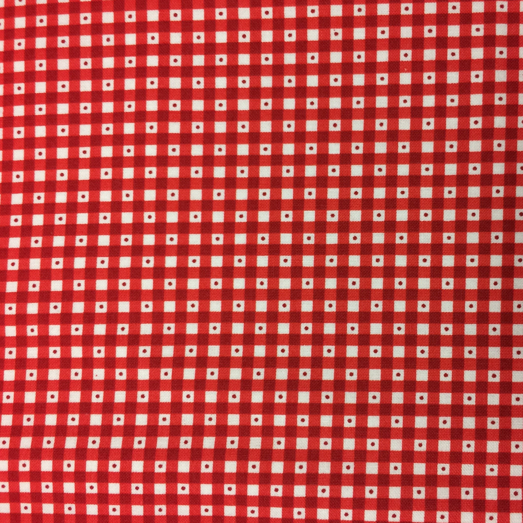 GI004 QT Mini Gingham Red