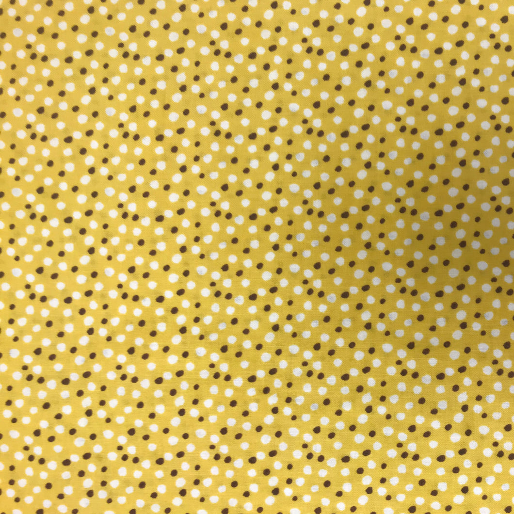 GP084 Stoff Dots Yellow