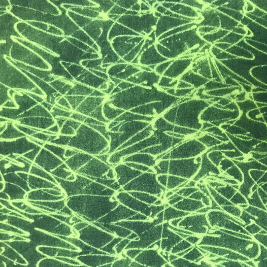 GP151 Wind Mosaic DK Green