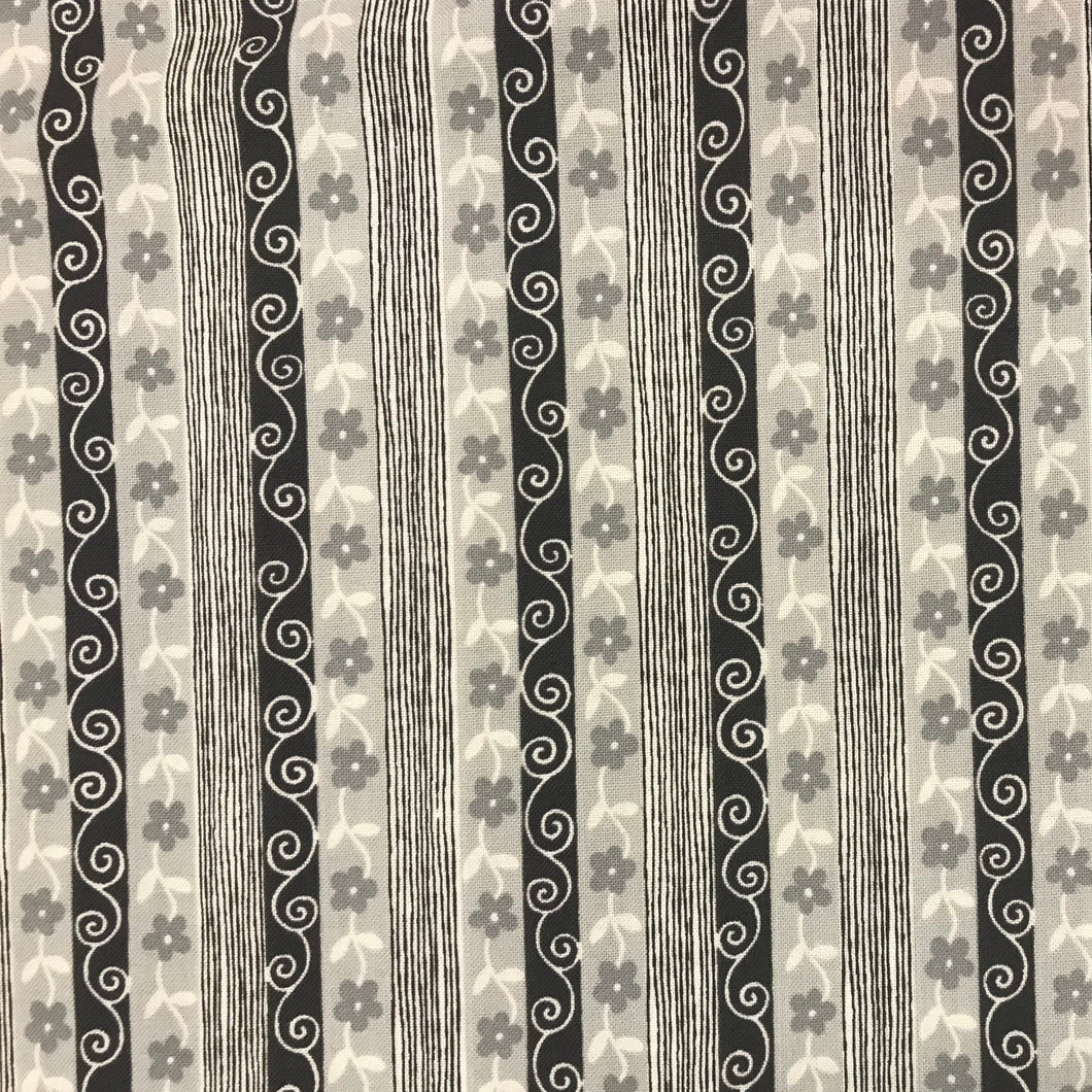 GP437 Stof Row Scroll Gray