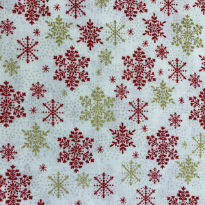 HP030 Scandi Snowflake Red