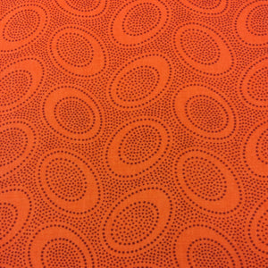 KF006 Aboriginal Dot Orange