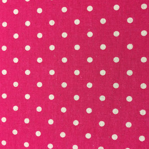 LB001 Linen Mochi Dot Magenta