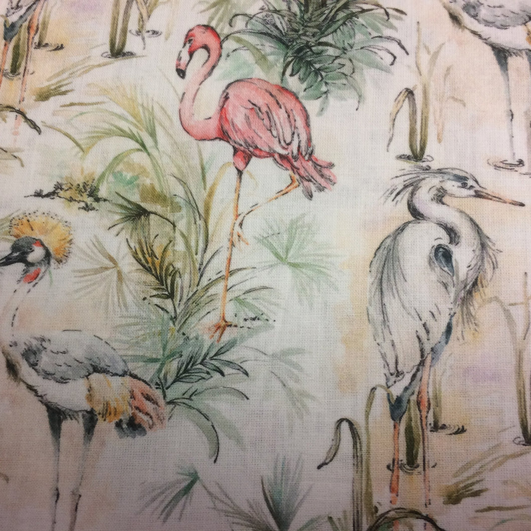 NP099 Stoff Tropical Birds